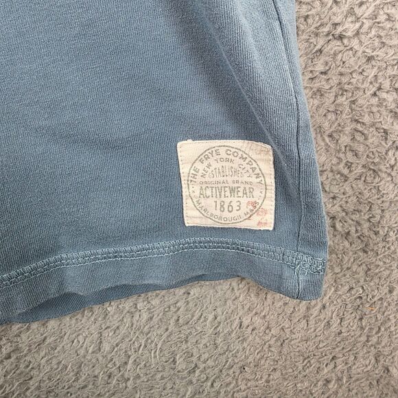 The Frye Company Activewear Men's Blue 3 Button Henley Tshirt Size S - Picture 6 of 10